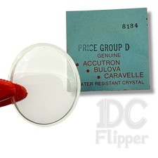 Bulova Watch Crystal 8184F Oval Ladies Fancy 17.7 x 14.9mm NOS