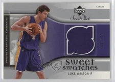 2005-06 Upper Deck Sweet Shot Sweet Swatches 100/125 Luke Walton #SW-LW nd3