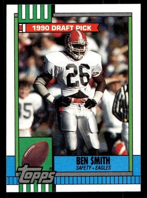 1990 Topps Ben Smith #84 Football Sports Card Raw Trading Card