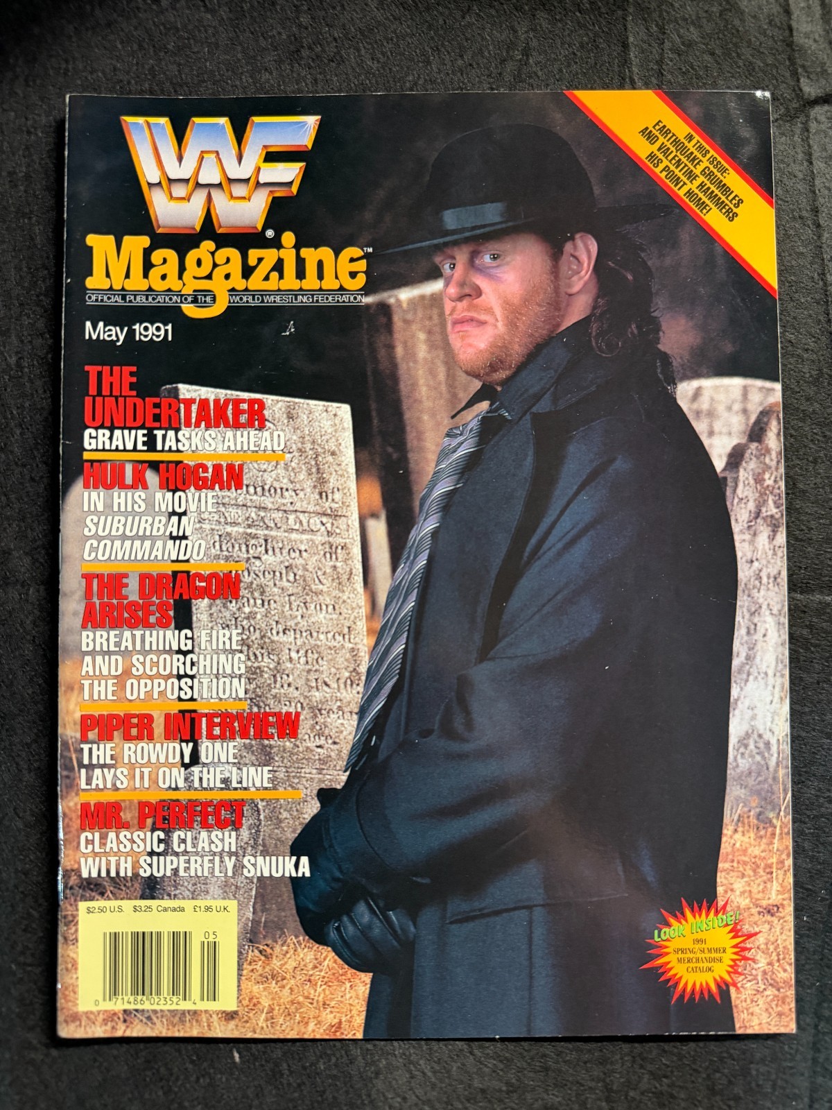 WWF Magazine May 1991 The Undertaker Cover