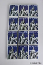 Lot of 12 Deck Excalibur Electronics Playing Cards New Casino Poker Blue