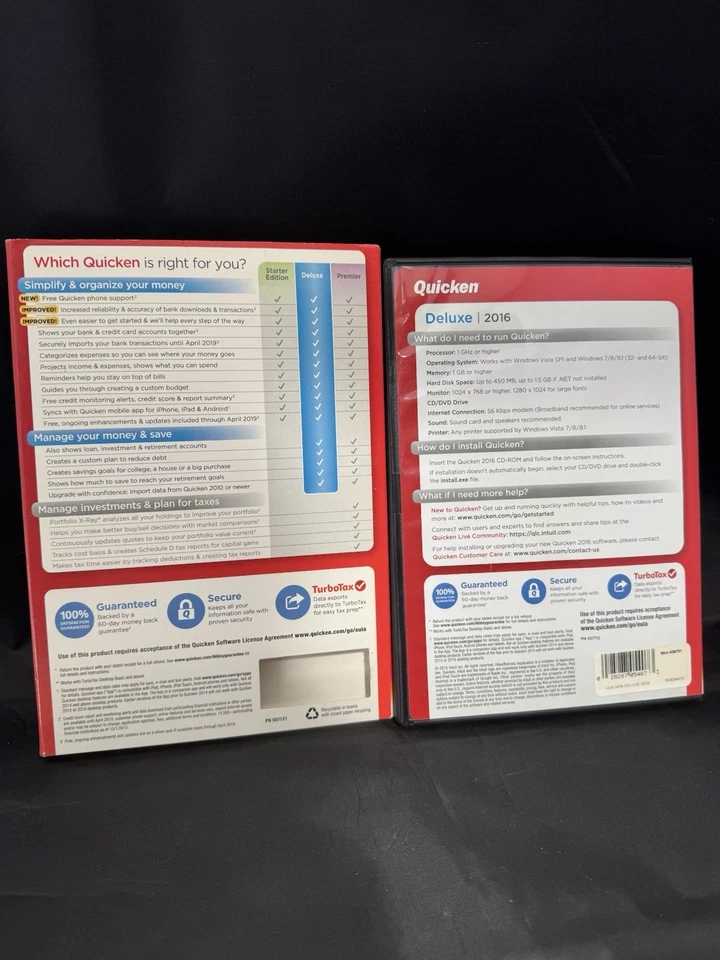 INTUIT QUICKEN 2016 DELUXE FOR WINDOWS Vista SP1/7/8/8.1 - Image 3 of 4