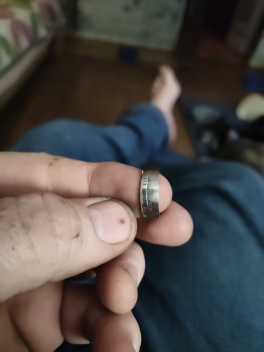 Original handgefertigter Münzring USA Quartal 2019, Größe 7,5. - Bild 1 von 6