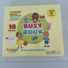 NEW Busy Book for Ages 3 Preschool Learning FUN, 18 Themes LIMIT SCREEN TIME
