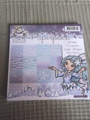 Paperpack - 15,2 x 15,2cm - Yvonne Creations - Zauberhafte Winter   170gr -