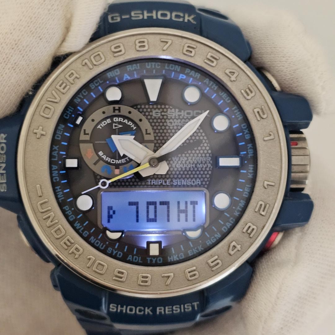 CASIO G-SHOCK GWN-1000 Gulfmaster Blue Watch | eBay