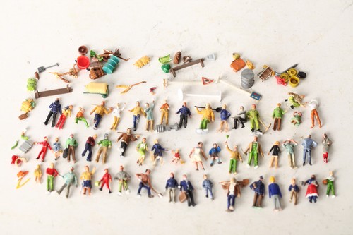Preiser H0 50 figuras y accesorios, ver foto (354284) | Condition: Gebraucht