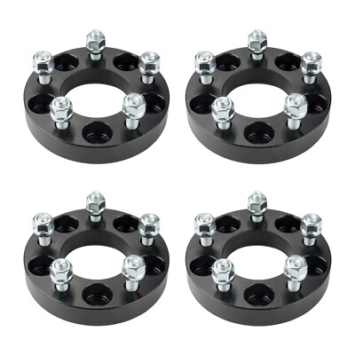 4pcs 1'' 5x4.5'' to 5x4.5'' Wheel Spacer For Dodge	Grand Caravan 12x1.5'' 73mm