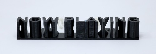 NOW PLAYING Vinyl Record Display Wall Mount Shelf Storage for LP - 3D Printed - Imagen 11 de 36
