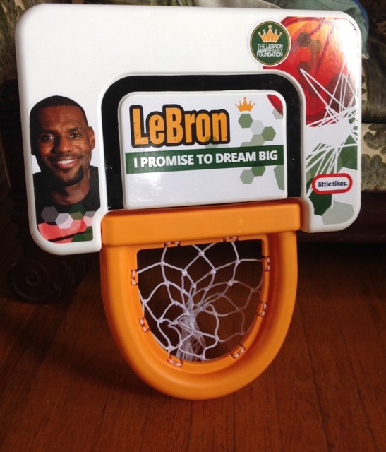 Little Tikes Lebron James Dream Big Foundation Mini Hoop Basketball