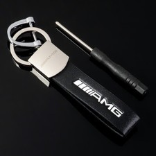 AMG MERCEDES Porte clé Mercedes simili cuir AMG Neuf sous blister