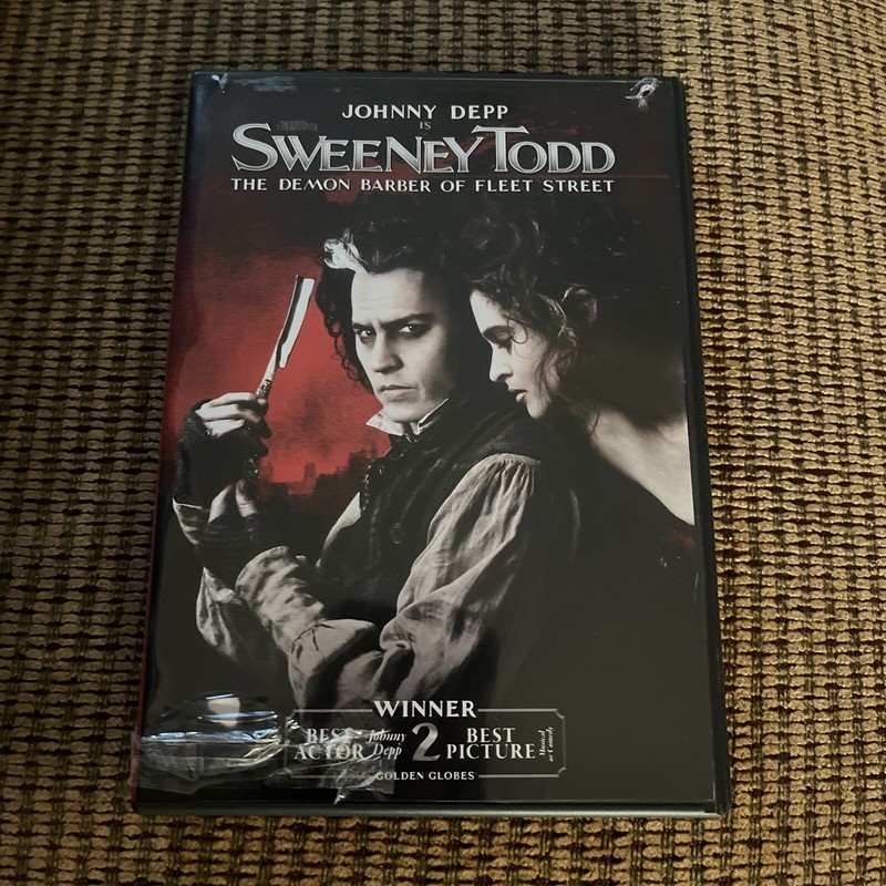 Sweeney Todd: The Demon Barber of Fleet Street (DVD, 2008)