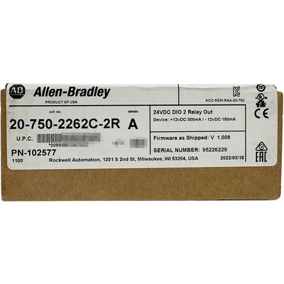 20-750-2262C-2R New 24V DC IO Option Module Allen Bradley Factory Sealed 1PCs