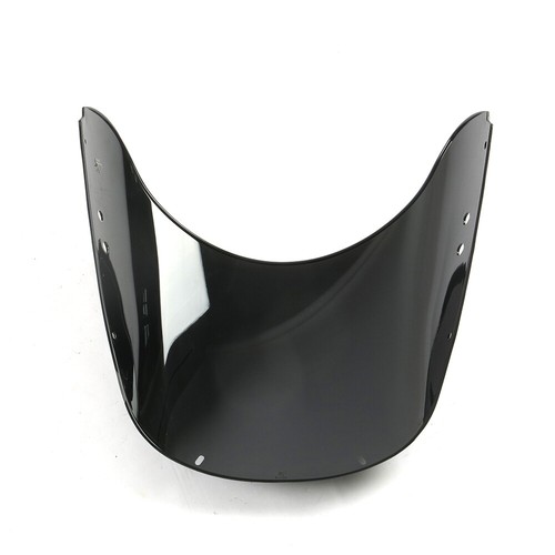 Black Double Bubble Windshield Windscreen for Honda CBR400RR NC23 1988 1989 88 - Picture 4 of 5