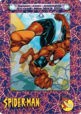 398Z 未開封 スパイダーマン トレカ 20年 映画 spiderman SPIDERMAN FILMCARDZ 2002 #13 SPIDERMAN SWING THROUGH NEW YORK CITY