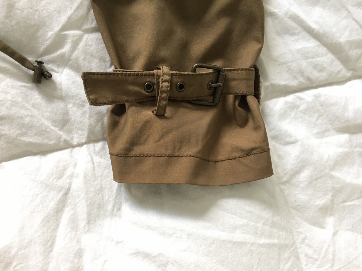 PHILOSOPHY DI ALBERTA FERRETTI HIDDEN HOOD CINCH WAIST JACKET SZ 6