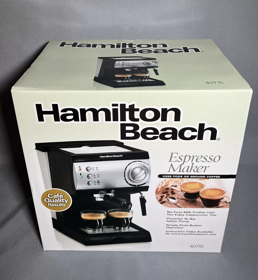 Hamilton Beach Espresso Maker for Capsules - Black