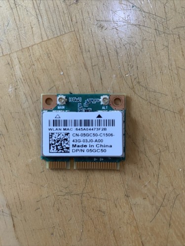 Dell QCWB335 DW1705 Qualcomm Atheros WLAN WiFi Wireless Mini Card 5GC50 05GC50 - Bild 2 von 2