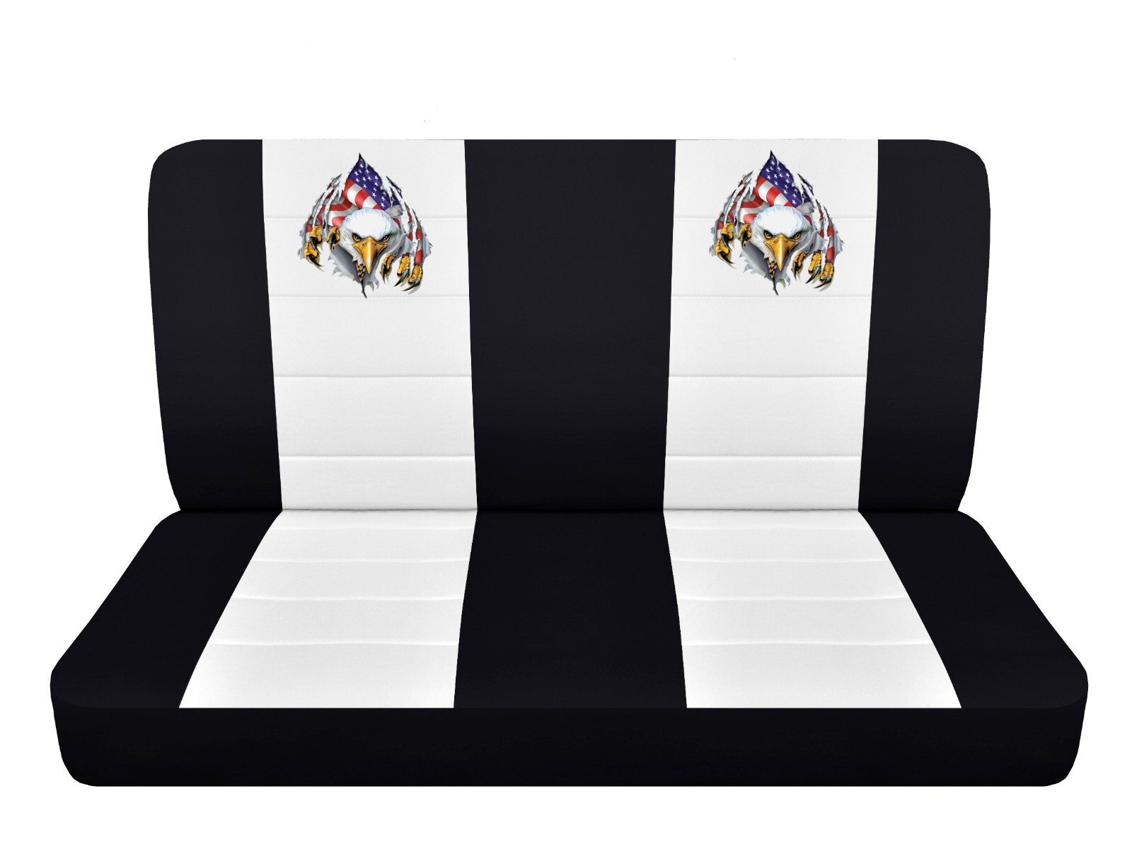 Black Truck Seat Covers Fits 19611986 Chevy C/K 10/20 Eagle Design