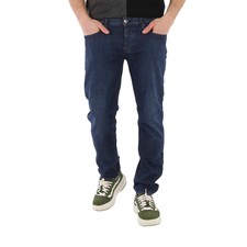 Emporio Armani Men's Denim Blue 5 Pocket Cotton Jeans, Waist Size 30"