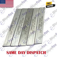 Cut Off Parting Blade High Speed Steel 3/32 Inch x 1/2 Inch x 4 Inch Set of 5 pc