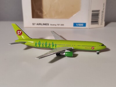 Herpa Wings S7 Airlines Boeing 767-300 VP-BVH 519274 1:500