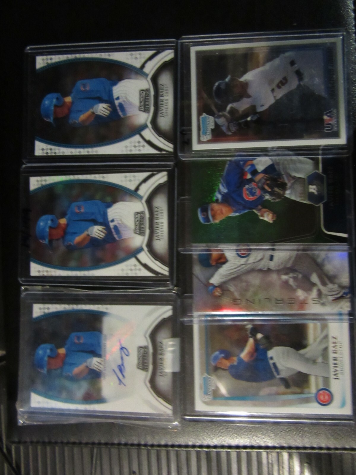 2011 bowman sterling javier baez auto refractor look