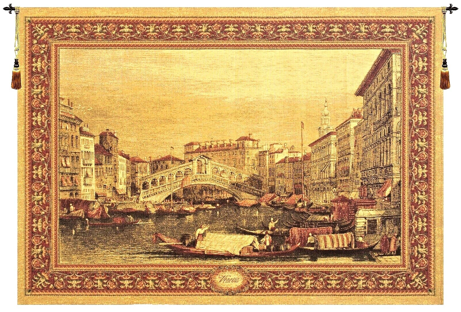 Art Nouveau 100% Cotton Needlepoint Tapestries