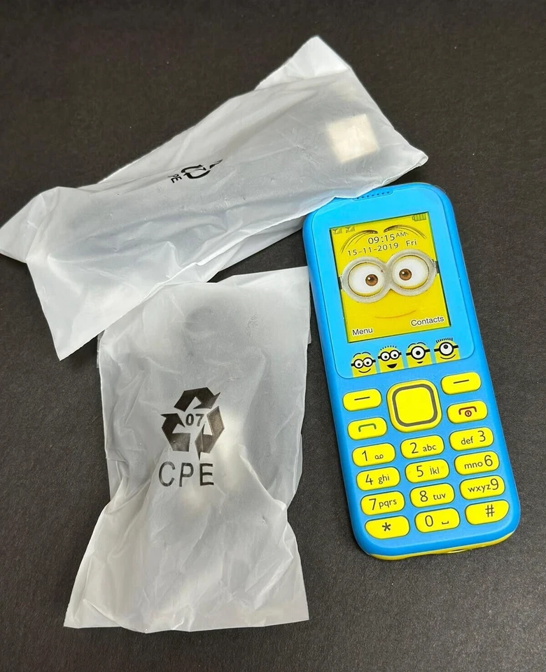 Nuevo Teléfono Móvil Minion Lexibook Disney Doble Desbloqueado Tarjetas SIM Gratuitas, GANGA Foto 2 de 4