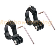 (2 Pcs) 30.0mm 31.8mm Aluminum Handlebar Bike Mount Adapter GoPro HERO10 HERO9