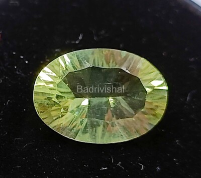 4.60 Ct Transparent Oval Cut Certified Natural Green Peridot Loose Gemstone 4AUF