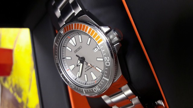 Seiko Prospex Samurai Limited Edition graues Zifferblatt Herrenuhr -  SRPD03K1 for sale online | eBay