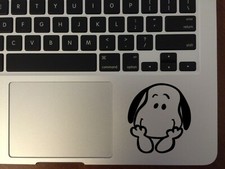 Snoopy Smiling - Computer Decal Bumper Window Sticker Charlie Brown Peanuts Comi