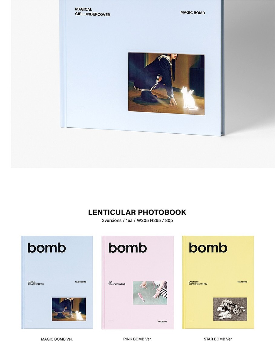 ILLIT [BOMB] 3rd Mini Album CD-R+Lenticular Photo Book+4 Sticker+