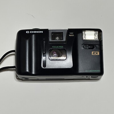 EXC* Chinon 35FX-Ⅳ Black DX Motorized f/4.5 35mm Point & Shoot
