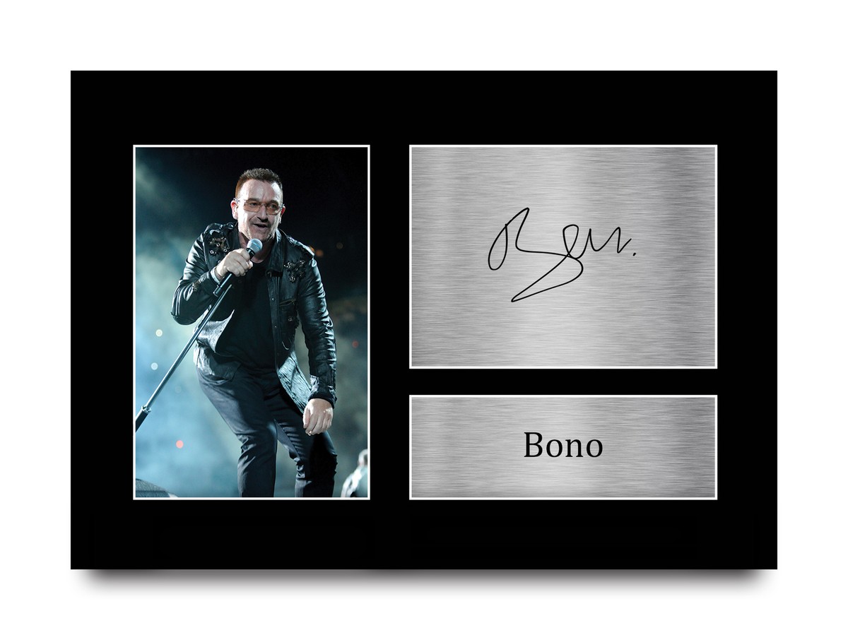 Ｕ２ サイン ユーツー ボノ エッジ 直筆 パンフレット U2 サイン ユーツー ボノ エッジ 直筆 パンフレット