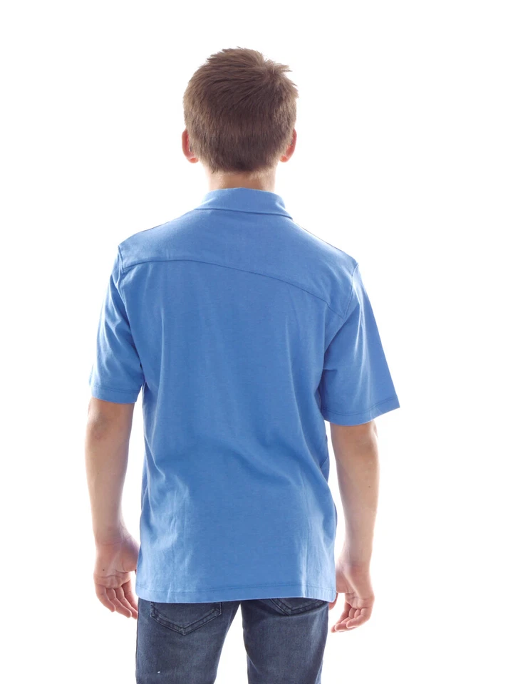 Volcom Poloshirt Freizeitshirt Kragenshirt blau Temper Kragen Knöpfe - Bild 2 von 2