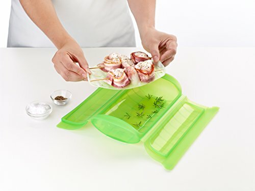 Lekue - Паровой шкаф с поддоном для 1-2 персон, 650 мл, Зеленый