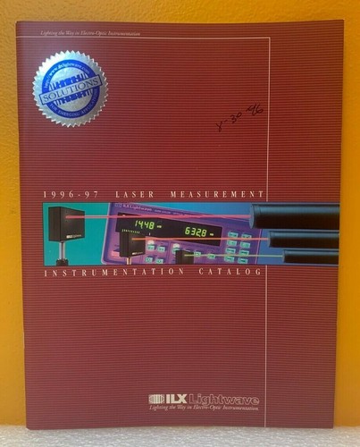 ILX Lightwave 1996-97 Laser Measurement Instrumentation Catalog.
