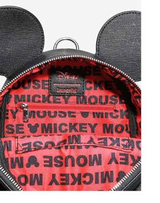 Mickey Mouse Convertible Backpack Black & Red Disney & Loungefly SEALED PACKAGE Mickey Mouse Convertible Backpack Black & Red Disney  main image 4