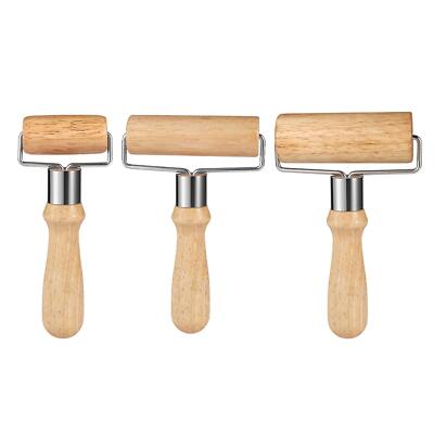 Kleiner Rollstift Gebäckroller T-Form robustes Gebäckwerkzeug Holz Küche
