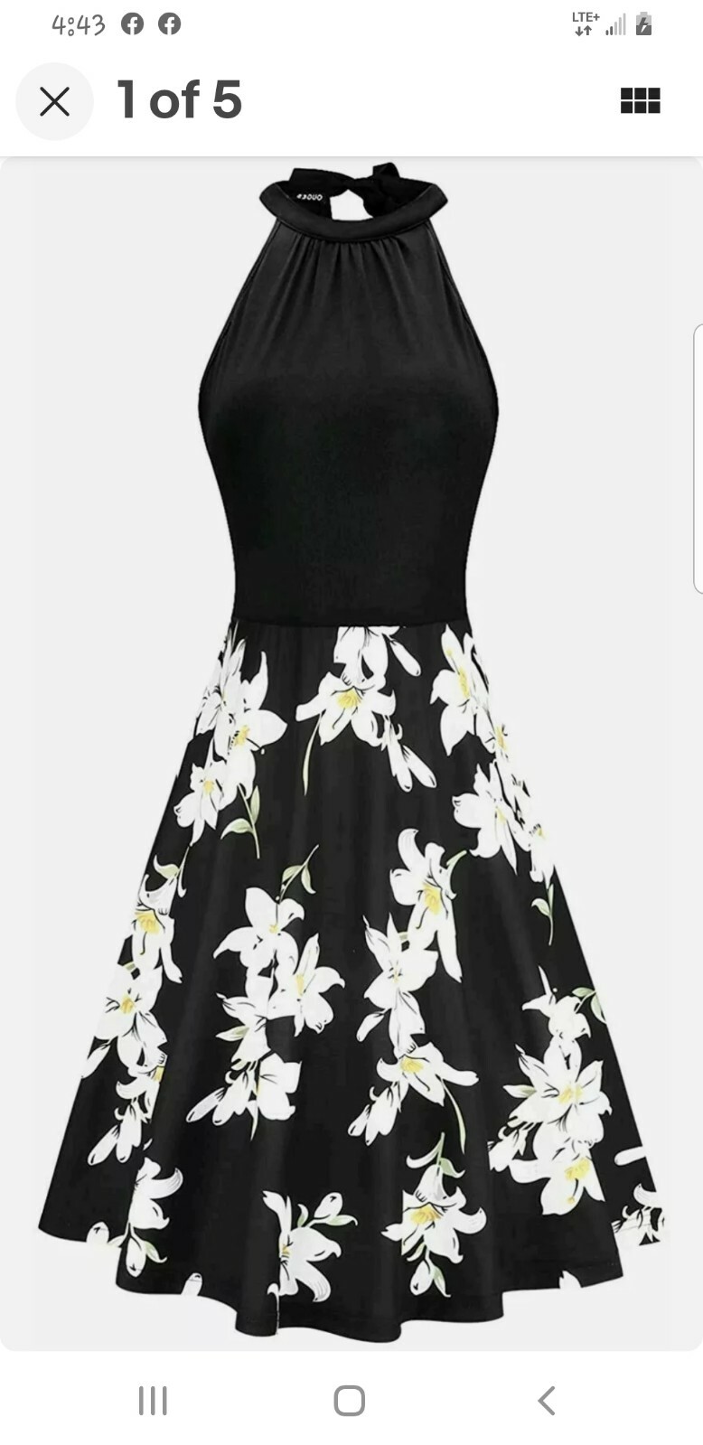 OUGES Women's Stand Collar Off Shoulder Sleeveles… - image 1