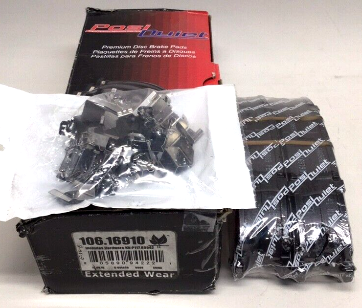Centric 106.16910 Disc Brake Pads Posi-Quiet Ext Wear Semi