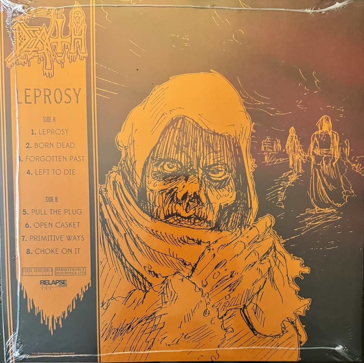 Death - Leprosy LP 2014 Relapse Records –sealed. 7228R