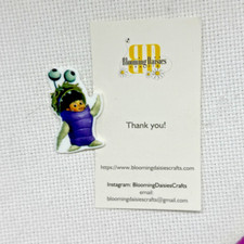 Magnetic Needle Minder Cross Stitch Boo from Monsters Inc/ Fridge Magnet