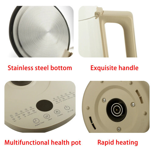 Health Preserving Pot 1.5L Electric Glass Smart Kettle Automatic