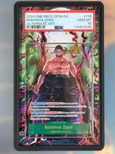 Roronoa Zoro Alternate ALT Art SR Secret Rare OP06-118 PSA 10 English