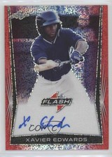 2018 Leaf Flash Red 2/5 Xavier Edwards #BA-XE1 Auto 12av