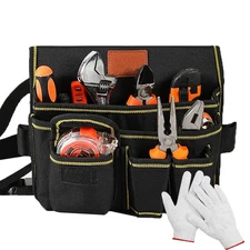 Tool Belt, Electrician Tool Belt, Electricians Tool Pouch, Detachable and Adj...