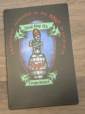 Rogue Dead Guy Ale Metal Sign 8 X 12 (Oregon Brewed)